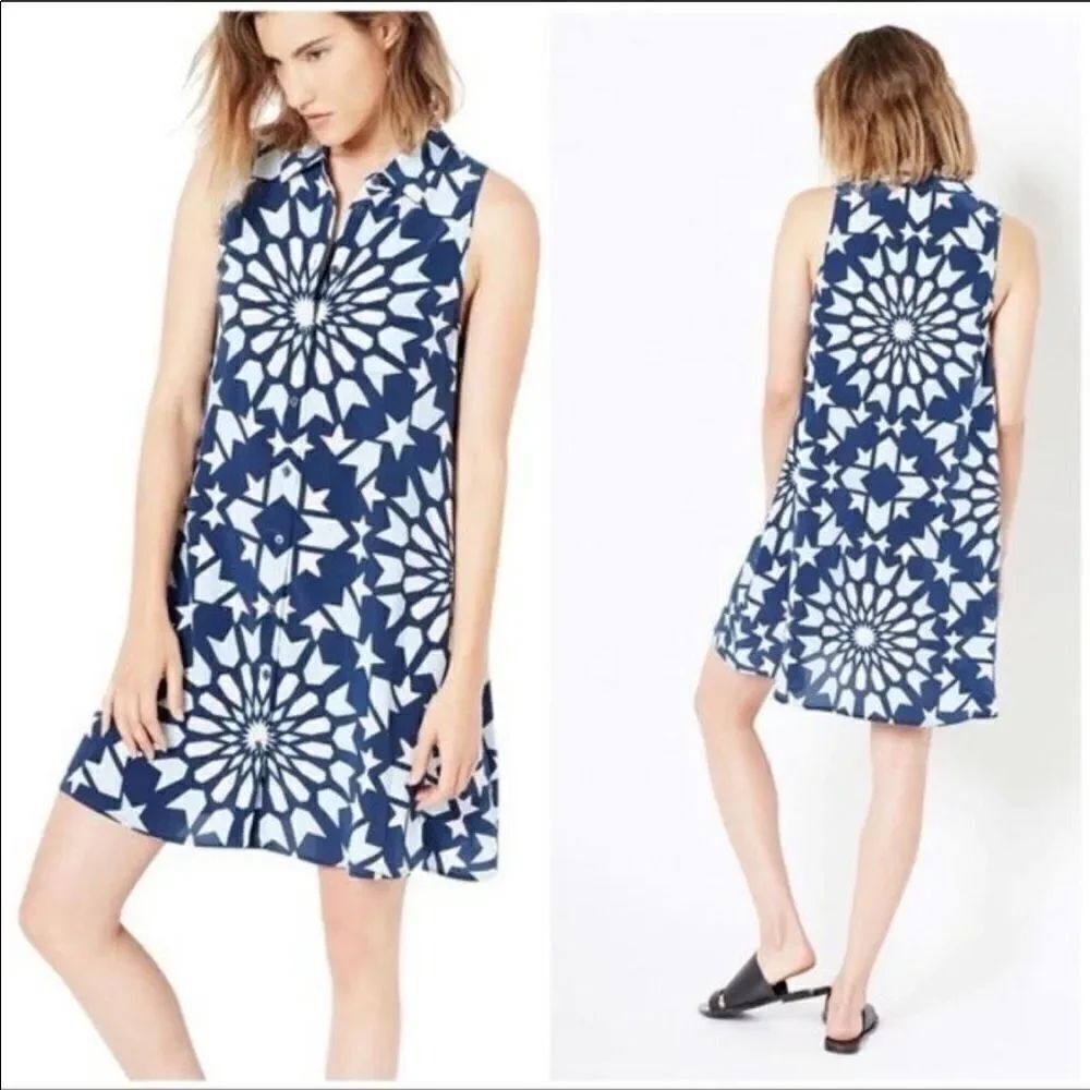Equipment Mina Sleeveless Silk Dress